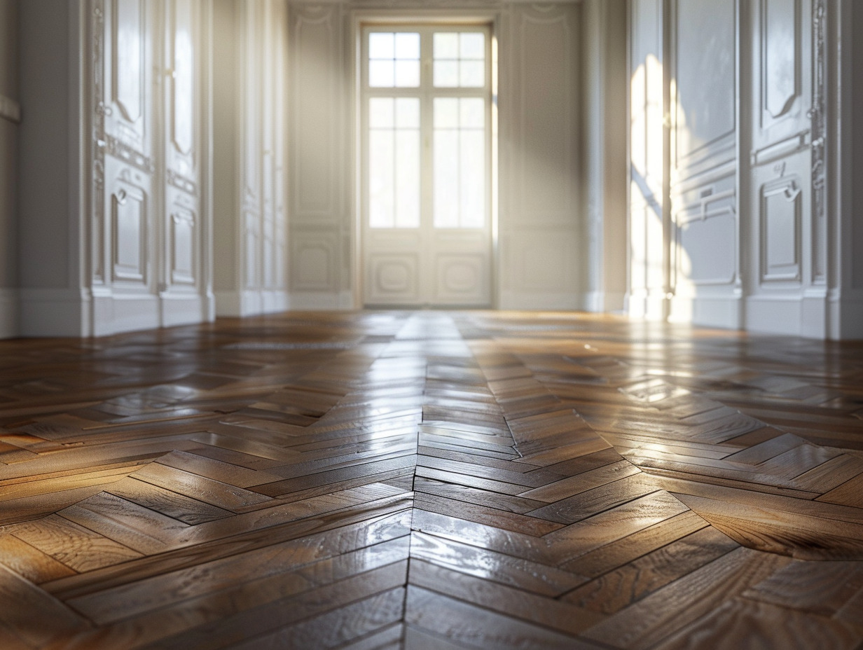 parquet noirci